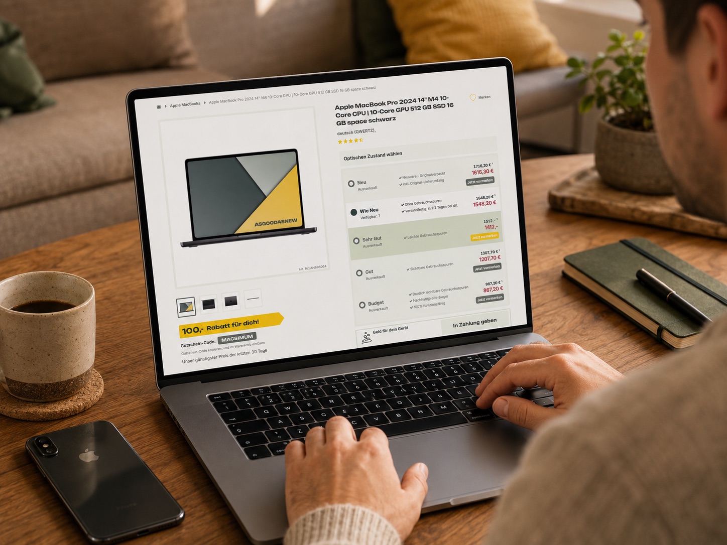Refurbished Smartphone, Tablet und MacBook aus dem asgoodasnew Sortiment