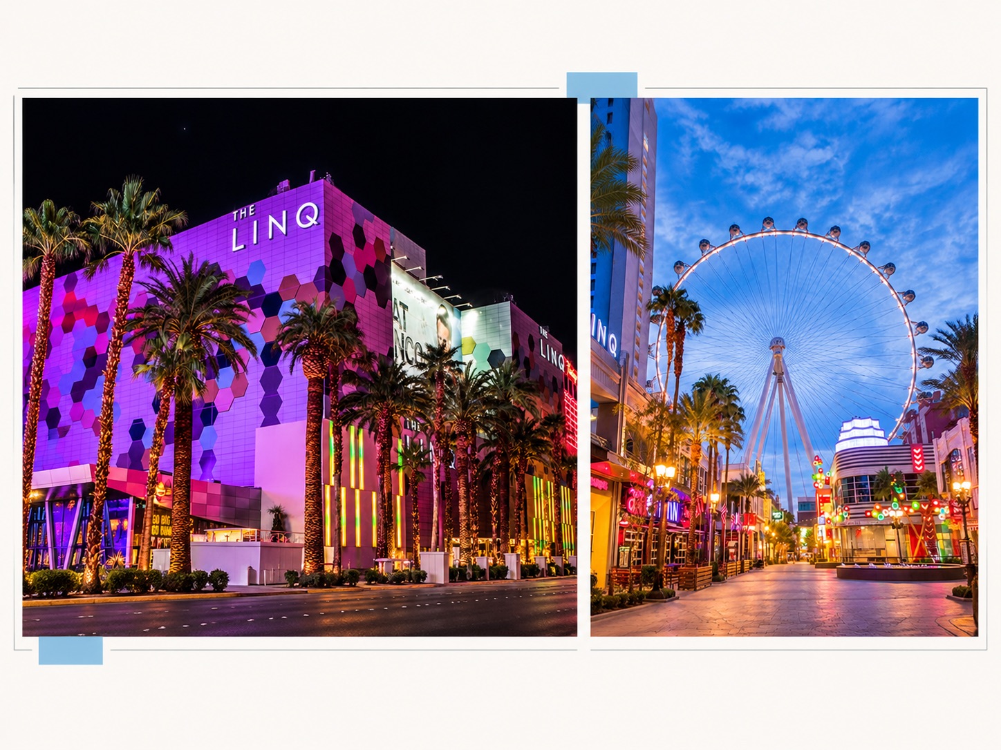The LINQ Hotel and Experience mit zentraler Lage am Las Vegas Strip