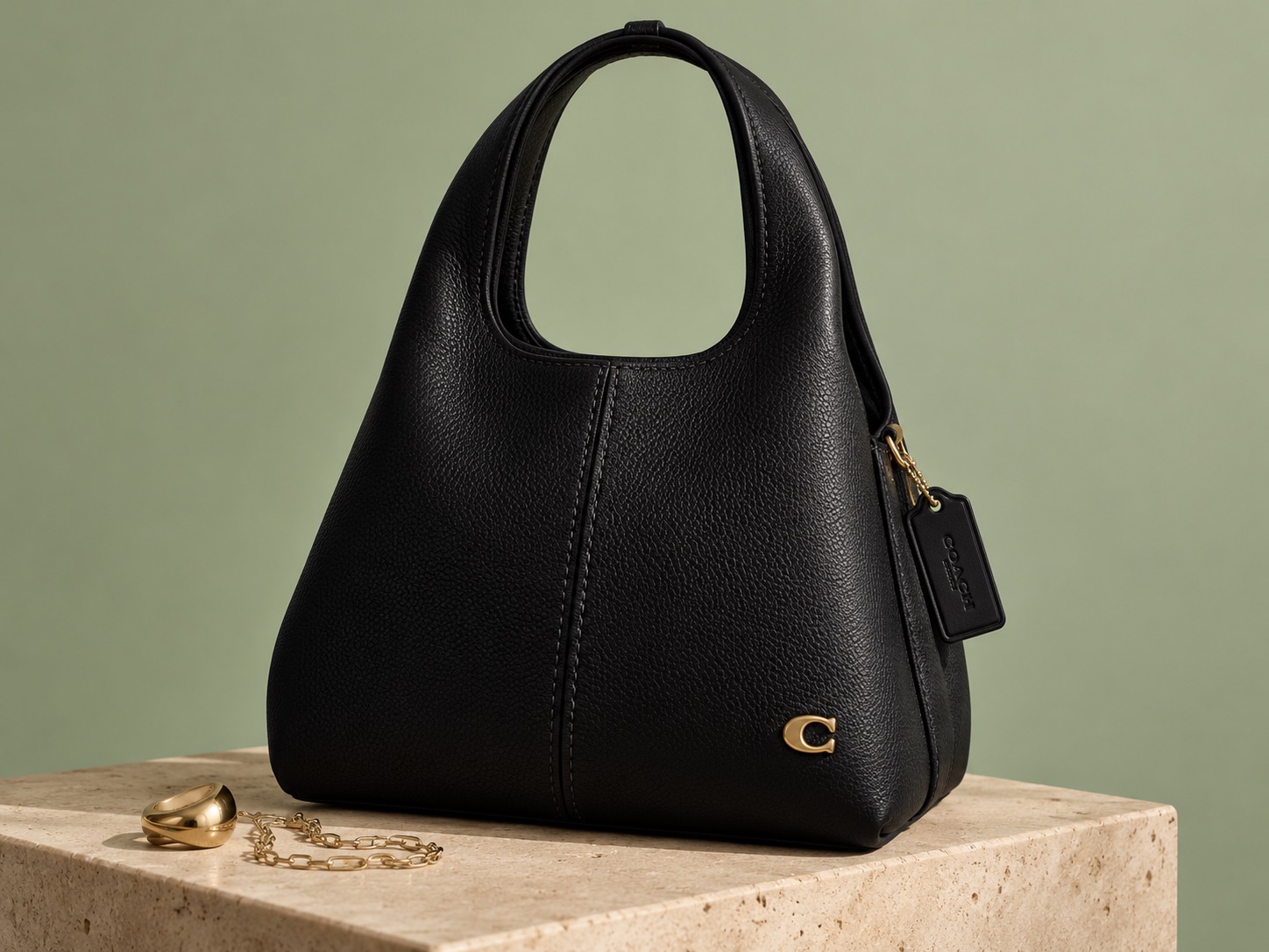 Coach Lana Shoulder Bag 23 compact leather everyday bag