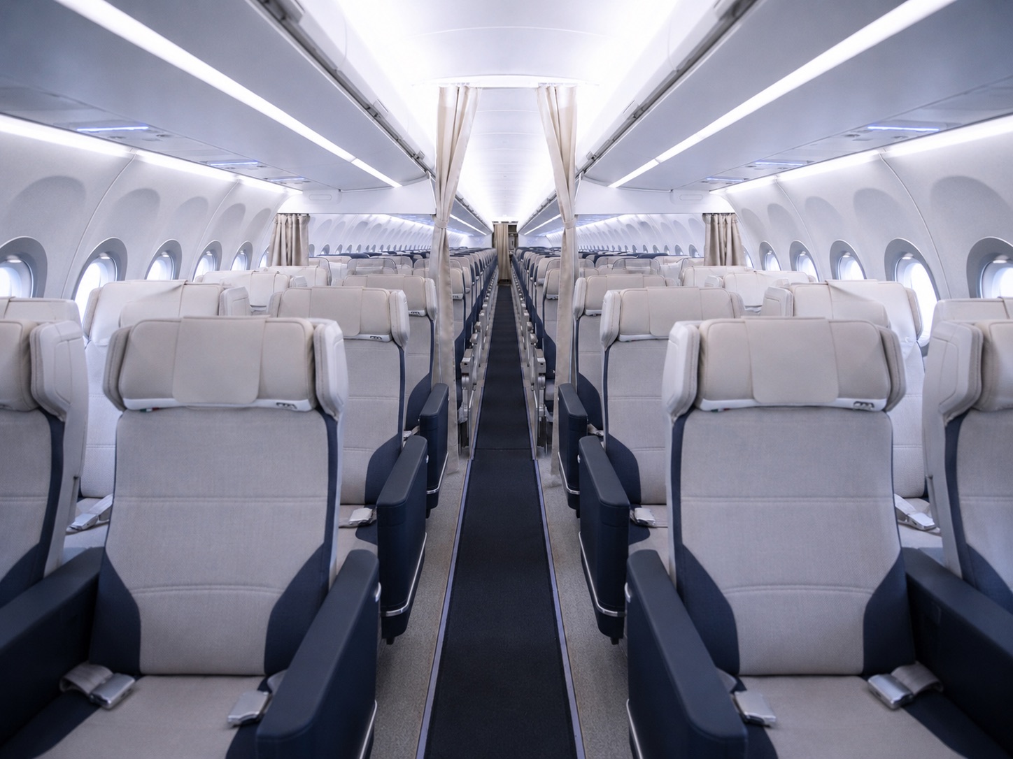 ITA Airways review — Premium Economy seat with extra legroom on the A330neo