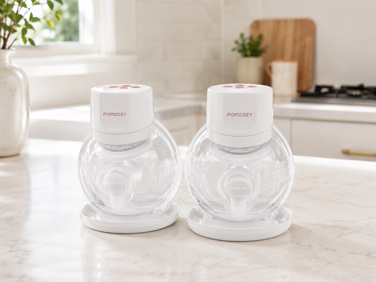 Momcozy review — S12 Pro Quick wearable breast pump with digital display and double set