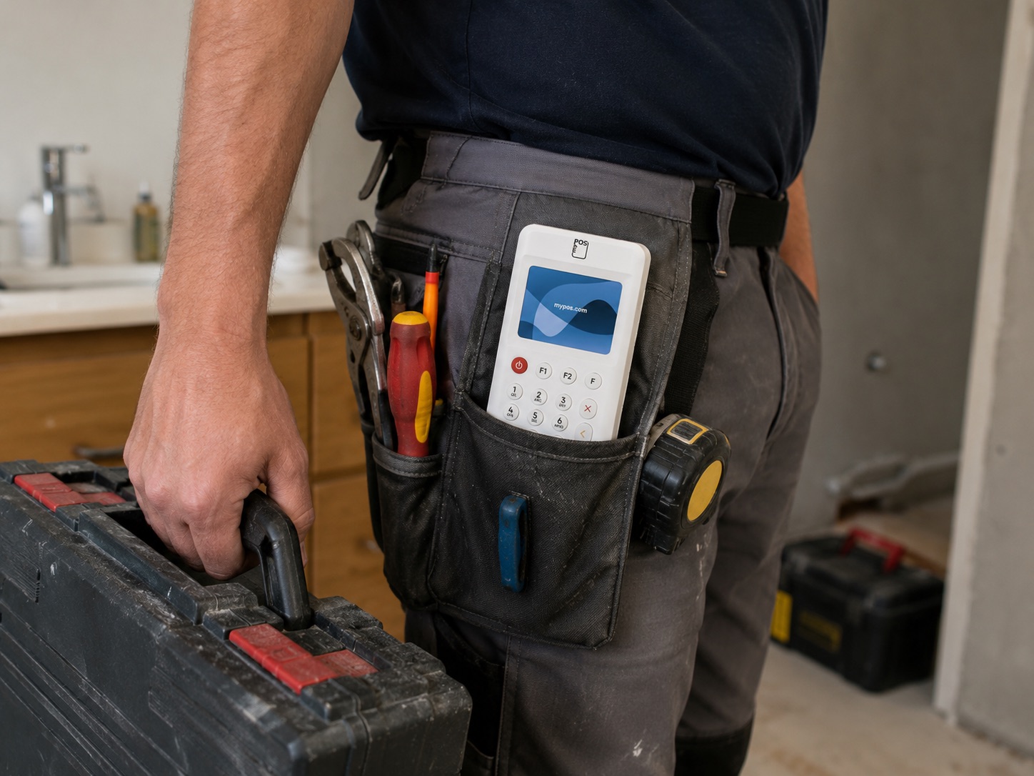 myPOS Go 2 portable card machine for small businesses and mobile payments